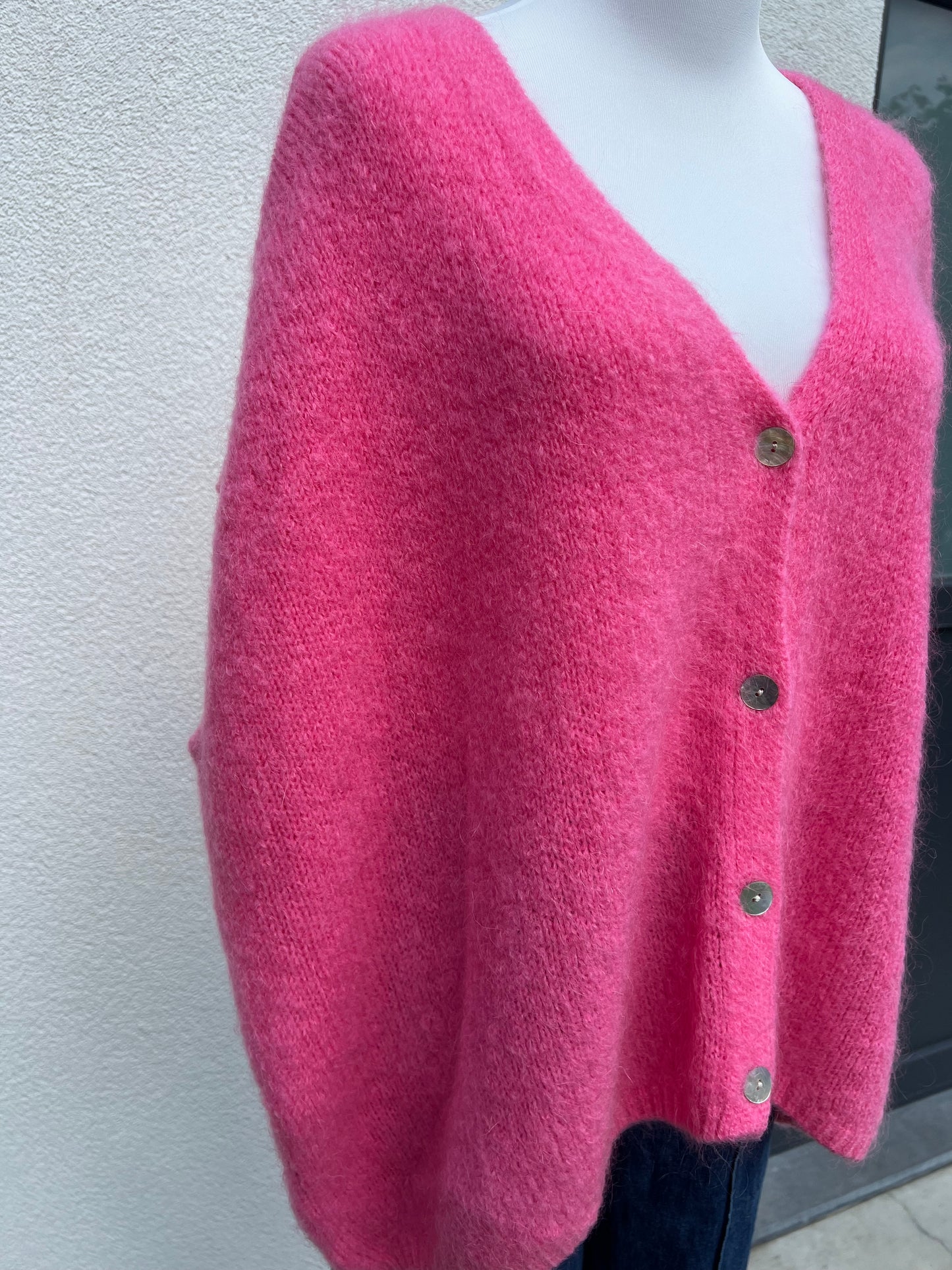 MOHAIR KNIT ROZE