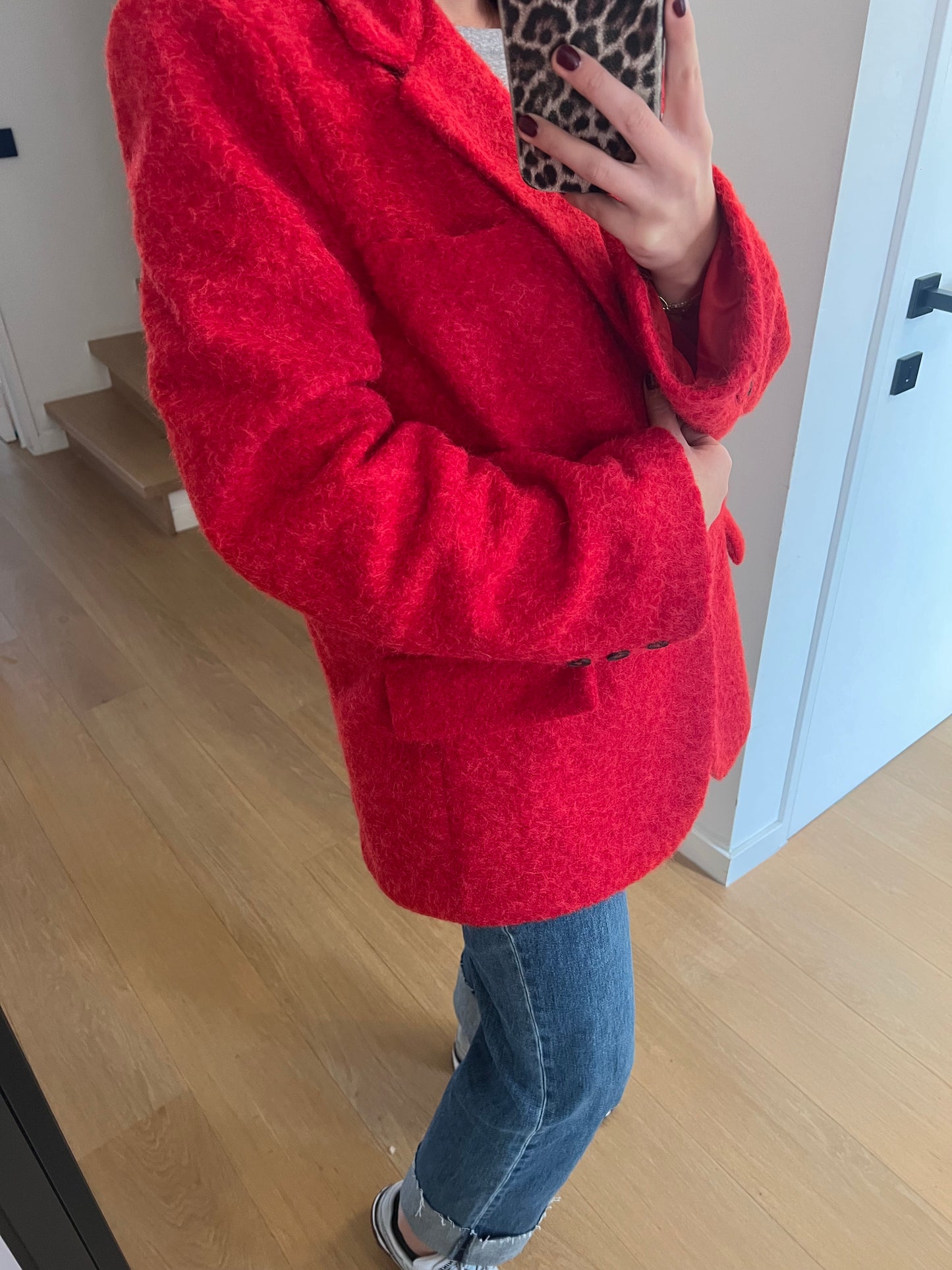 OVERSIZED WOLLEN BLAZER ROOD