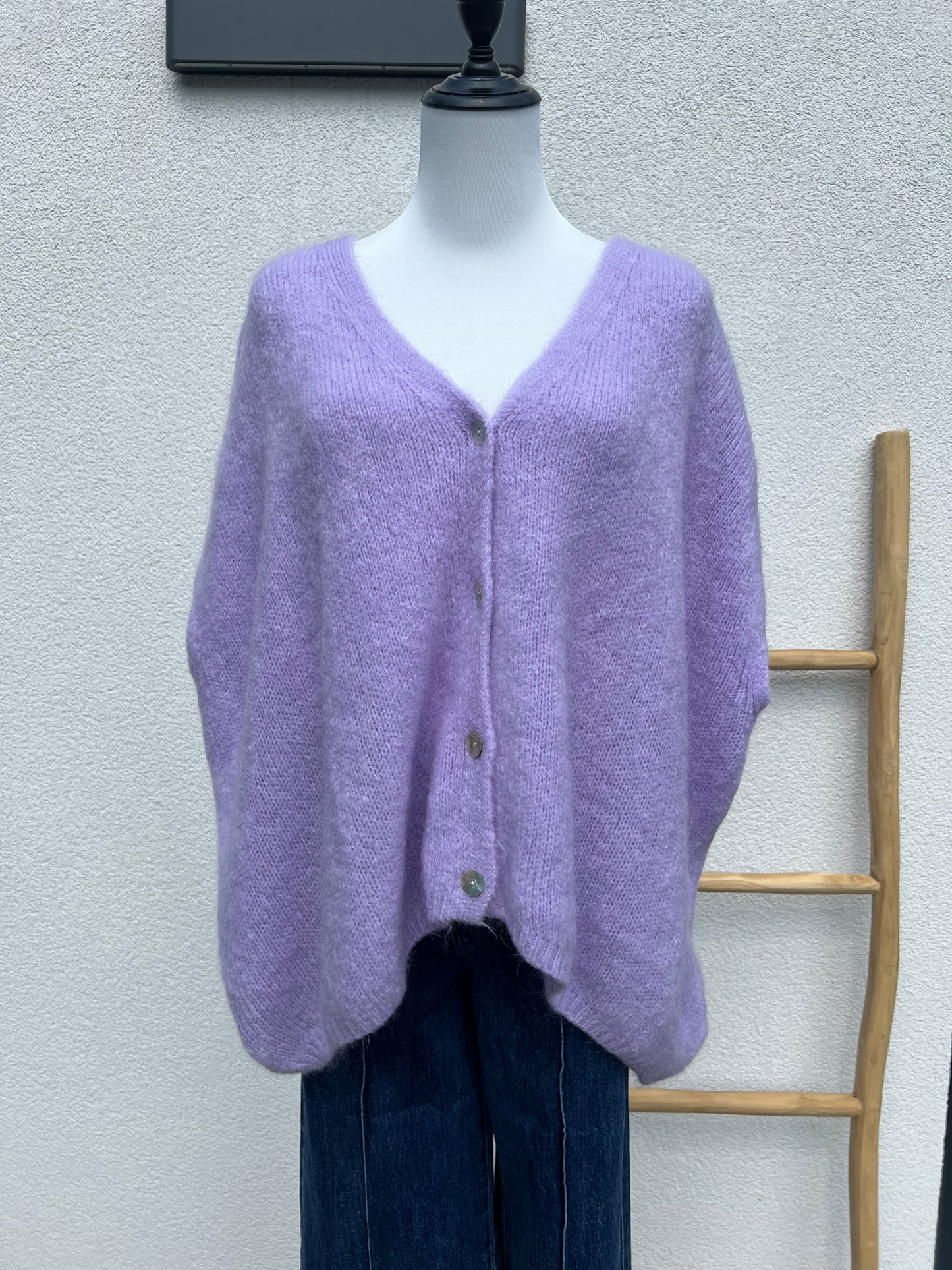 MOHAIR KNIT LILA