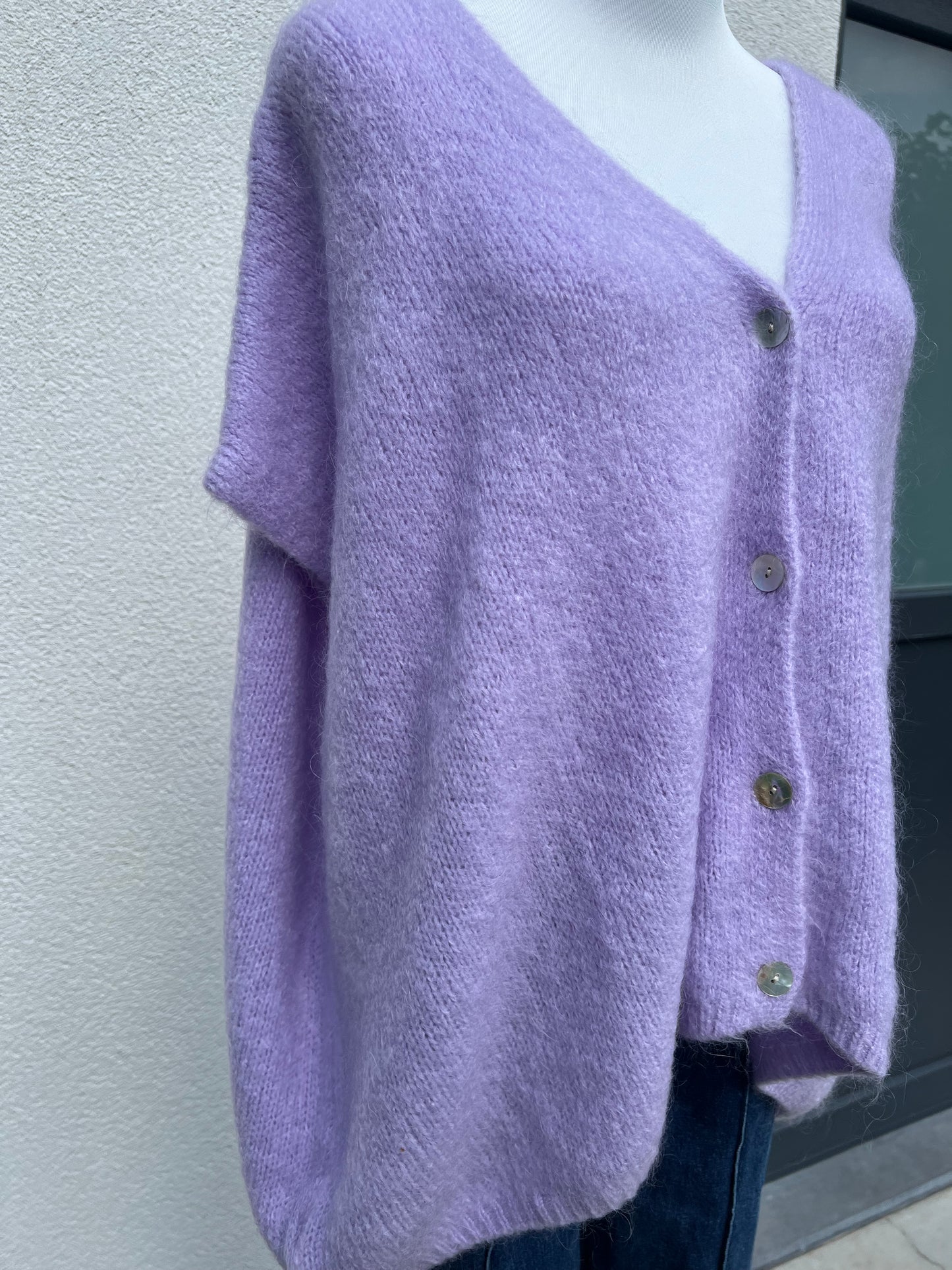 MOHAIR KNIT LILA