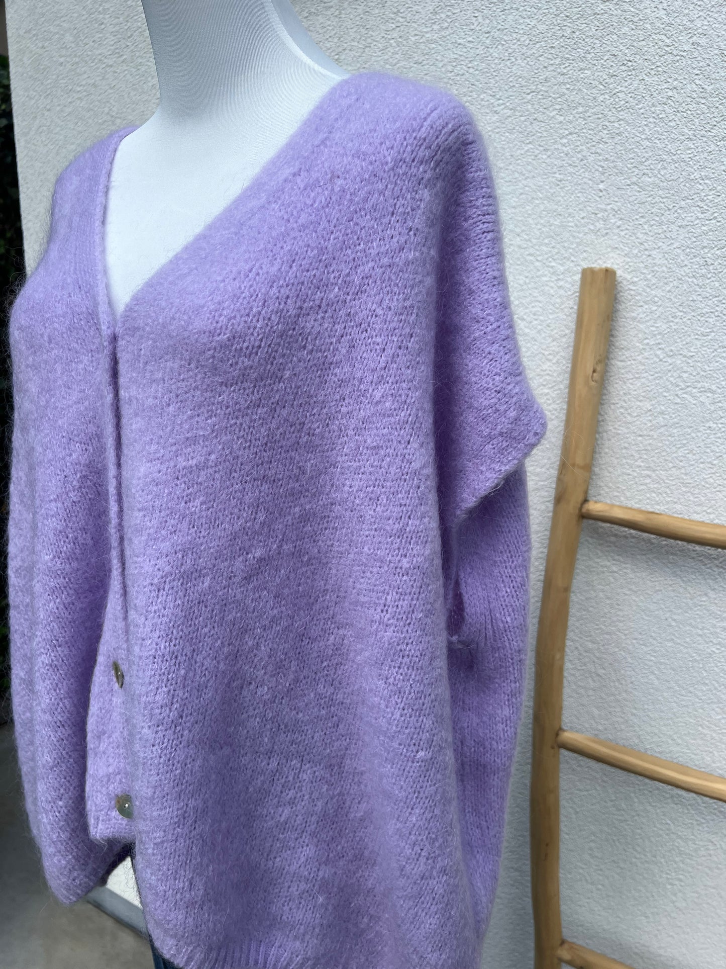 MOHAIR KNIT LILA